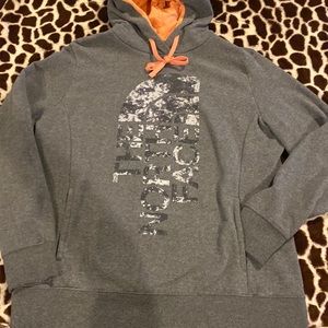 North Face, XL sweatshirt with hoodie, 55% cotton, 45% polyester, no stains!